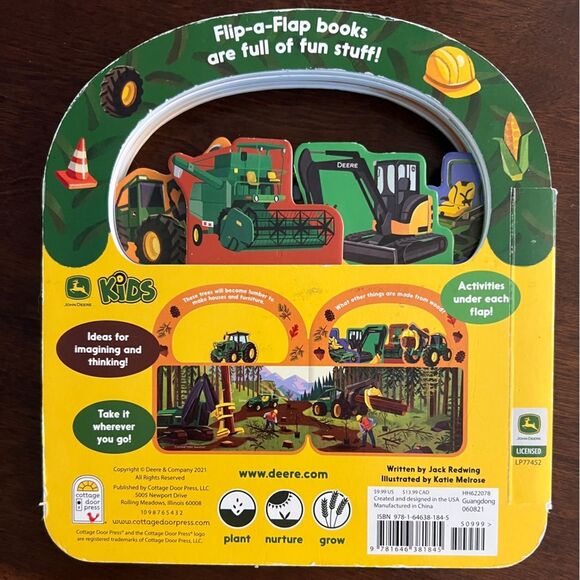 Machines at Work Lift the Flap Kids Board Book - Picture 2 of 3